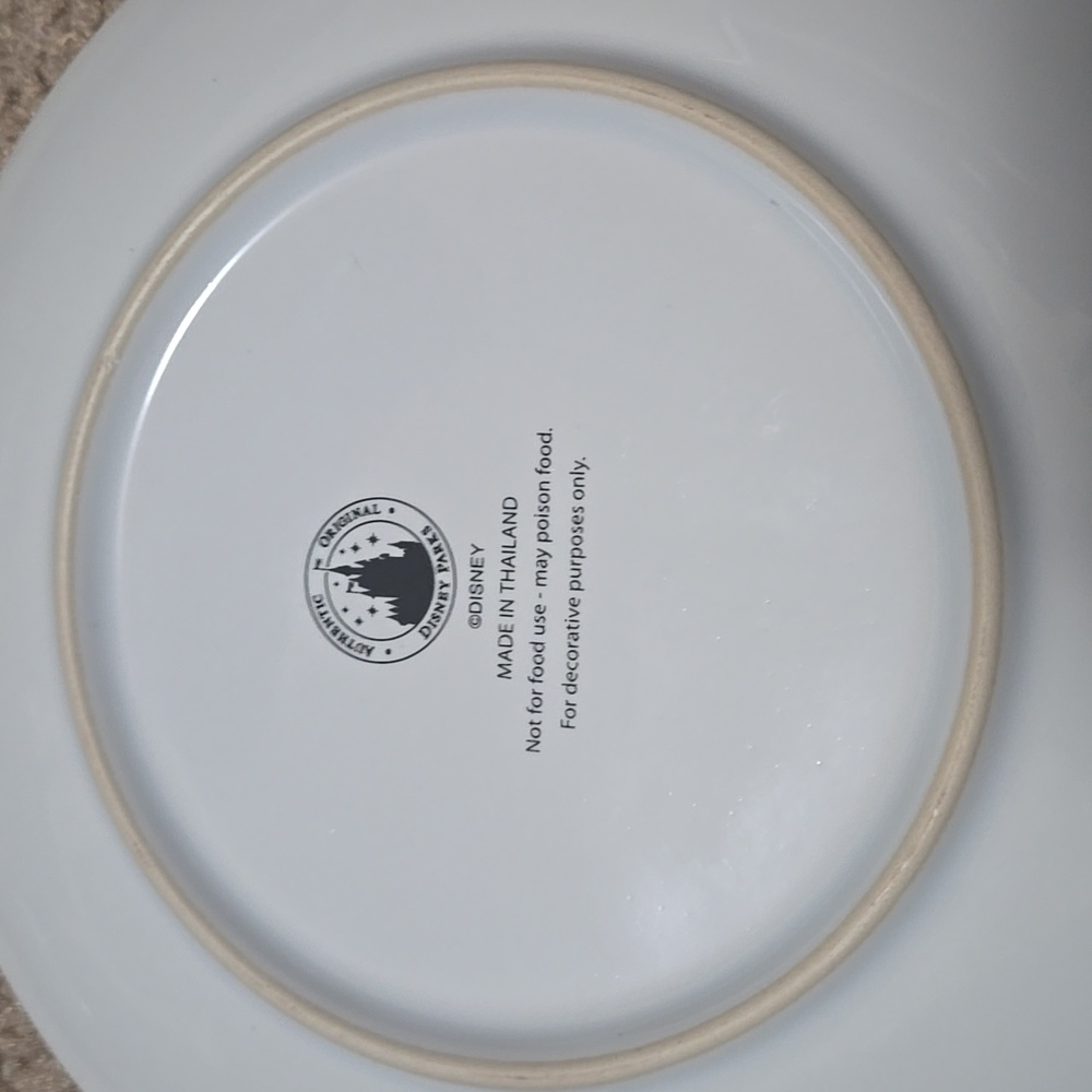 Disney Enchanted Castle Plate - Blue and White - Picture 2 of 4
